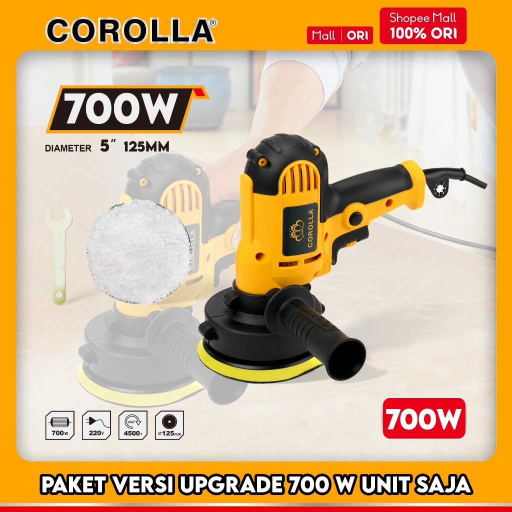 Corolla Mesin Poles / Mesin Polisher Mesin Poles Mobil Alat Poles Mobil / Mesin Polisher 5 Inch