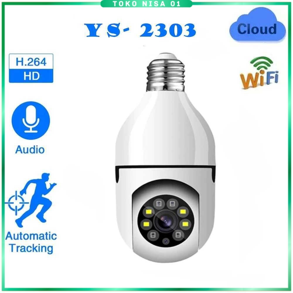Kamera CCTV Bohlam WiFi IP Camera IR Motion Sensor E27 2MP 1080P - YS-2303