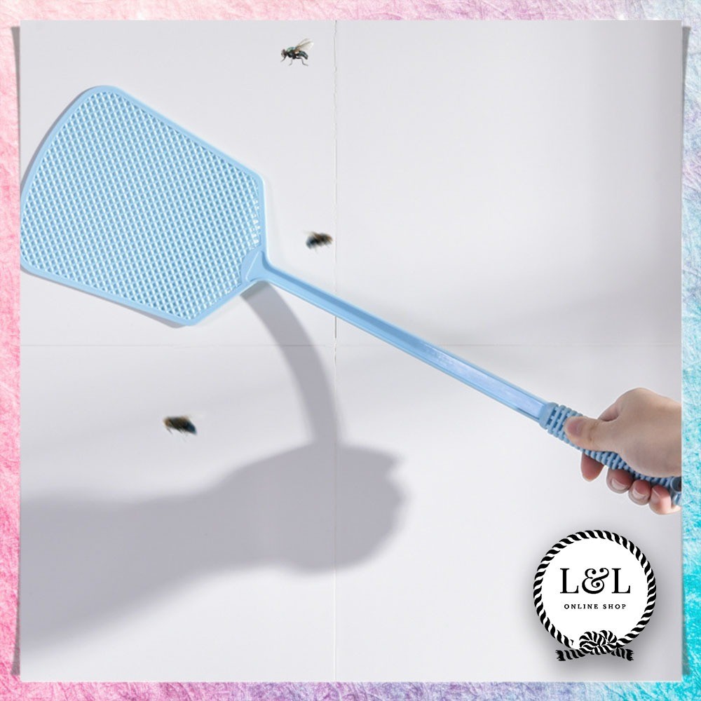 Pemukul Lalat Panjang & Lentur Fly Swatter Kekinian Ringan, Kuat & Super Fleksibel Pemukul Lalat Ant