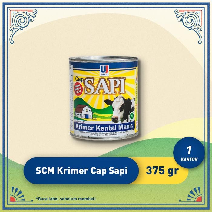 

PROMO! SCM Krimer Cap Sapi 375 gr 1 karton (24 pcs) - 1 ctn (24 pcs)