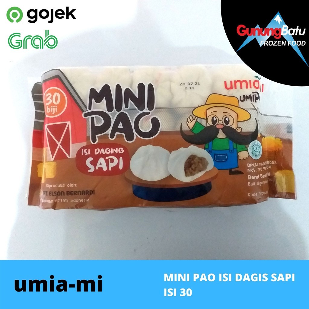 

UMIAMI MINI PAO DAGING SAPI ISI 30 PCS