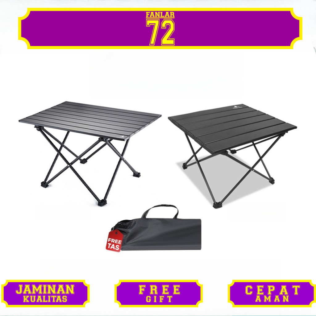 Meja Lipat Outdoor Aluminium Meja Lipat Camping Meja Lipat Portable