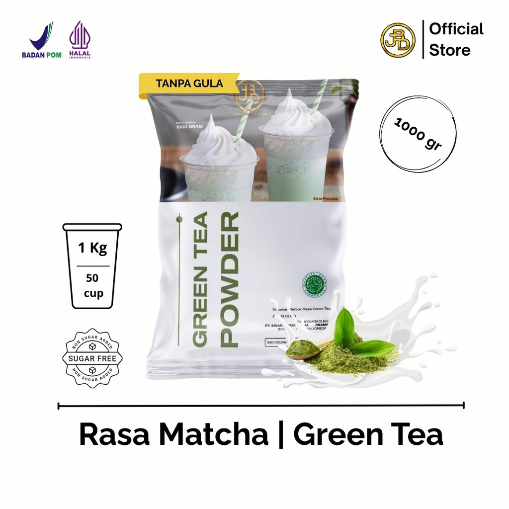 

Bubuk Minuman Premium MATCHA | GREEN TEA - Jakarta Bubble Drink | BPOM&HALAL