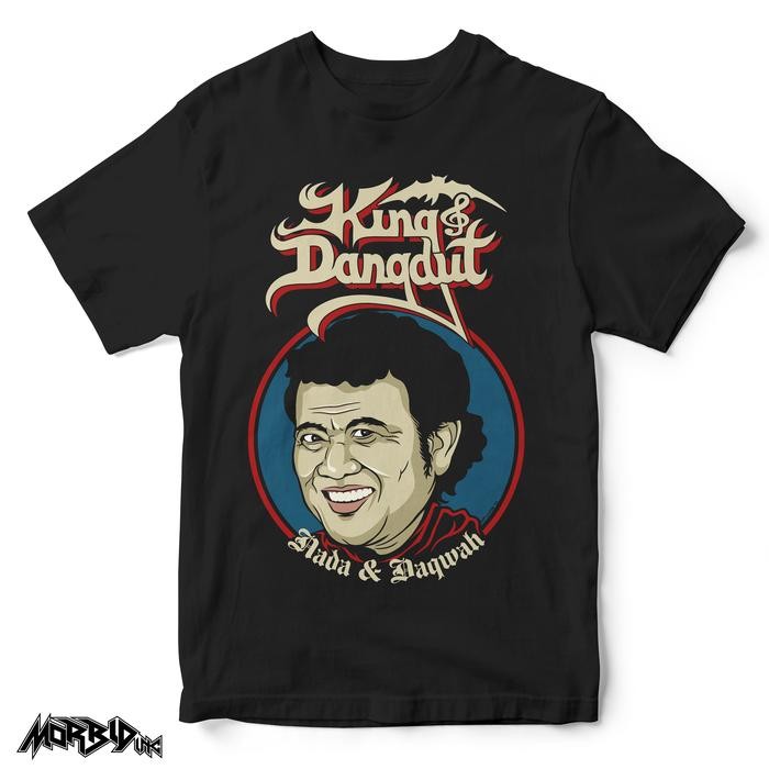 (COD) Kaos / T-Shirt Rhoma Irama - King Dangdut ( King Diamond Parody ) - S