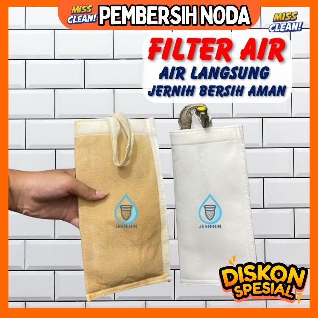 Filter Air Sumur Kuning & Bau Penjernih Air Toren, Keran, dan Kamar Mandi