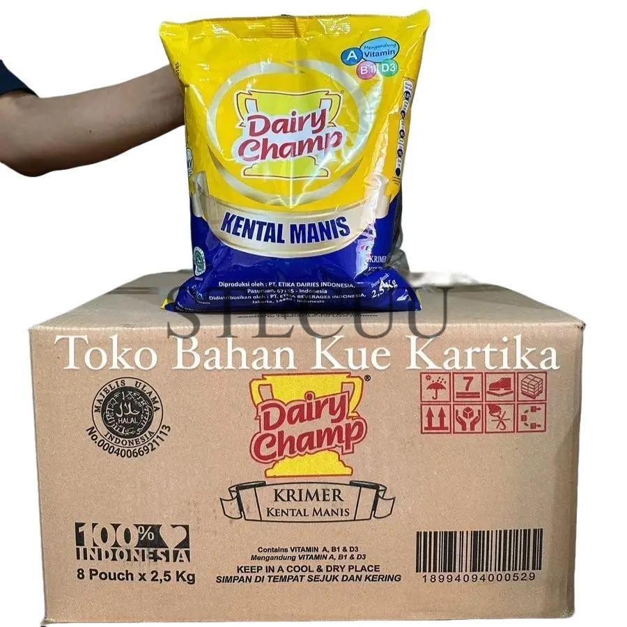 

Dairy Champ Susu Kental Manis 2,5kg (isi 8) - KARTON