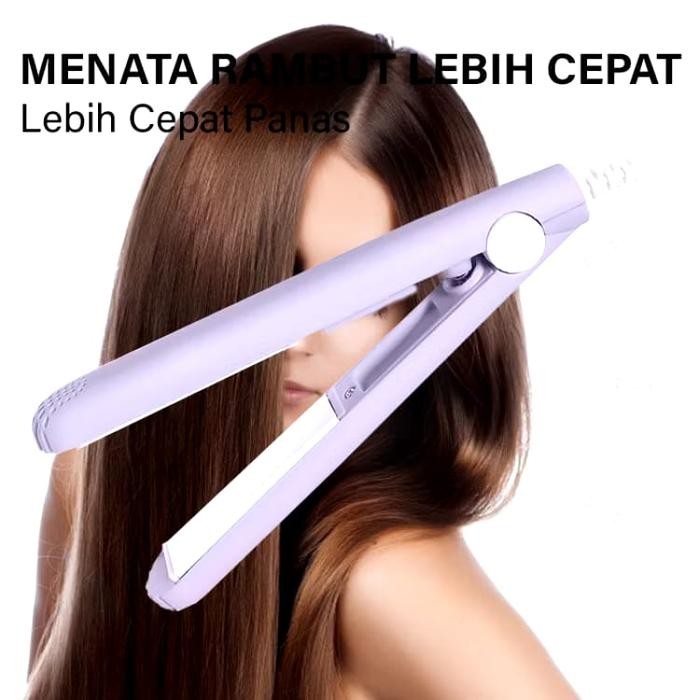 CATOKAN RAMBUT MINI 2IN1 LURUS DAN KERITING MAKE TIME KARAKTER / CATOKAN RAMBUT PORTABLE RAMBUT LURU