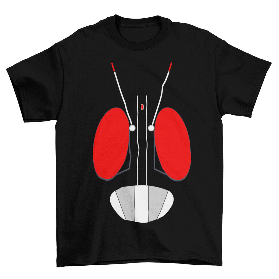 Tomoinc Kaos Pria Ksatria Baja Hitam - RX Face