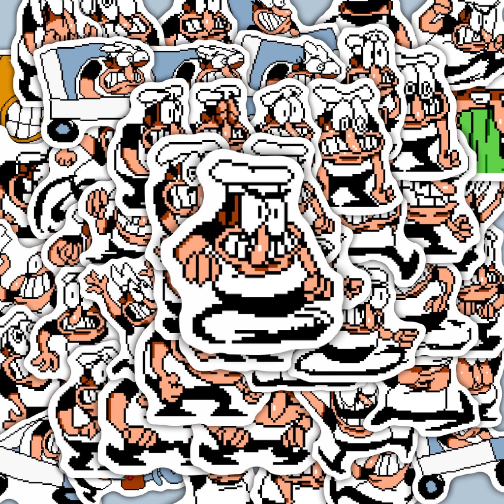 

100PCS Lucu Stiker Pizza T Pepi V8 Stiker Aesthetic Stiker Anti Air Stikers Berperekat Waterproof sticker decal buat Motor Helm Buku Journal Koper Casing HP Laptop Botol Minum Hadiah anak