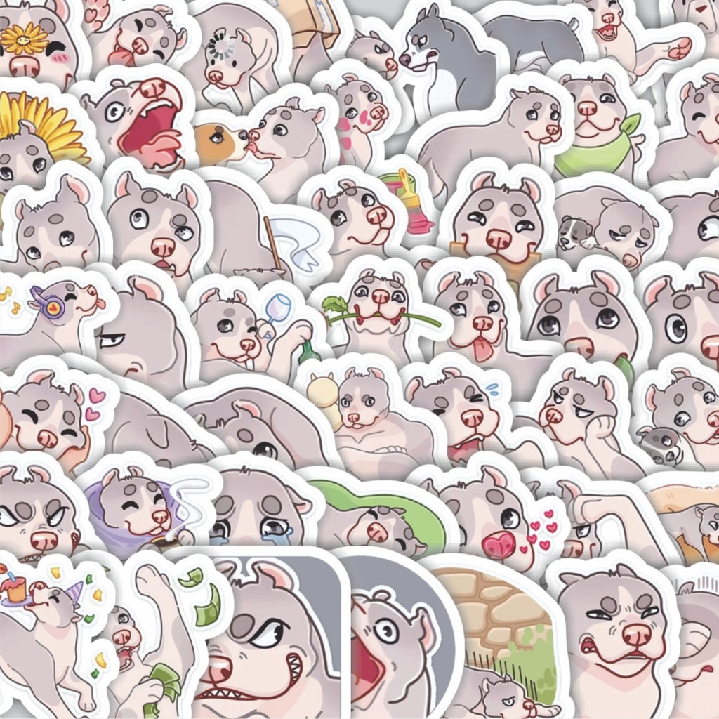

Stiker Cutting Pack Stiker Funny Character Arkad The Bulldog Isi 100Pcs Series Aesthetic Lucu Keren Untuk Koper Bahan Vynil