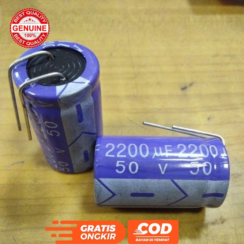 NCH AUDIO ELCO ELKO 2200UF 50V 2200 UF 2200 MIKRO 50V 50 VOLT