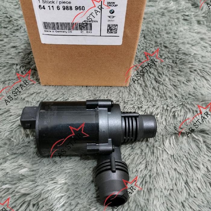 AUXILIARY WATER PUMP ELECTRIC WATERPUMP RADIATOR BMW E39 E60 E63 E64 ORIGINAL 64116988960