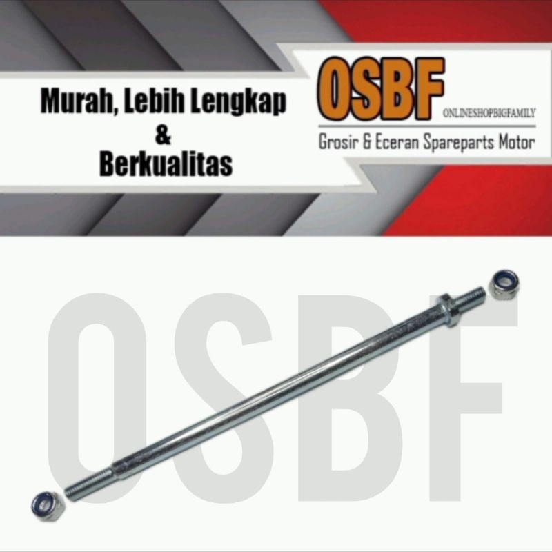 AS FORK/AREM+MUR KARISMA/SUPRAX125/KIRANA, DIAMETER: 12MM, PANJANG: 28MM (0001)