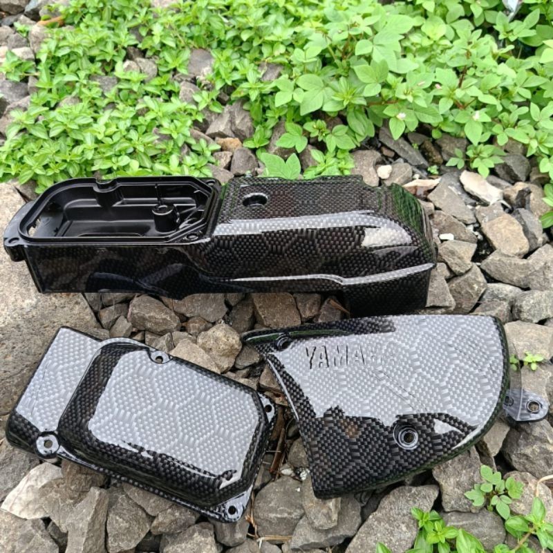 Cover Cvt Mio Lengkap Yamaha Mio Sporty Mio Lama Mio Smile Cerbon Best Quality cokro variasi