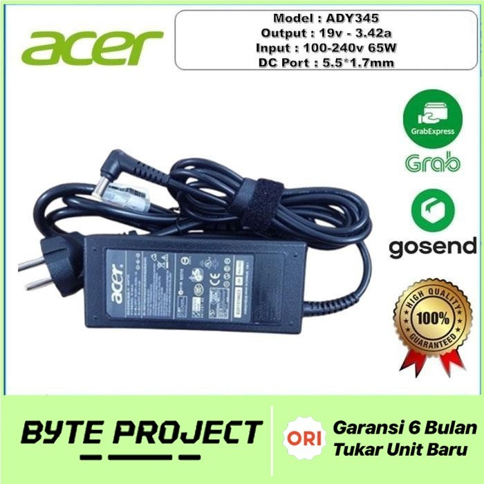 Adaptor Charger Acer Aspire E1-531 E1-531G E1-531Z Series 65W -NEW