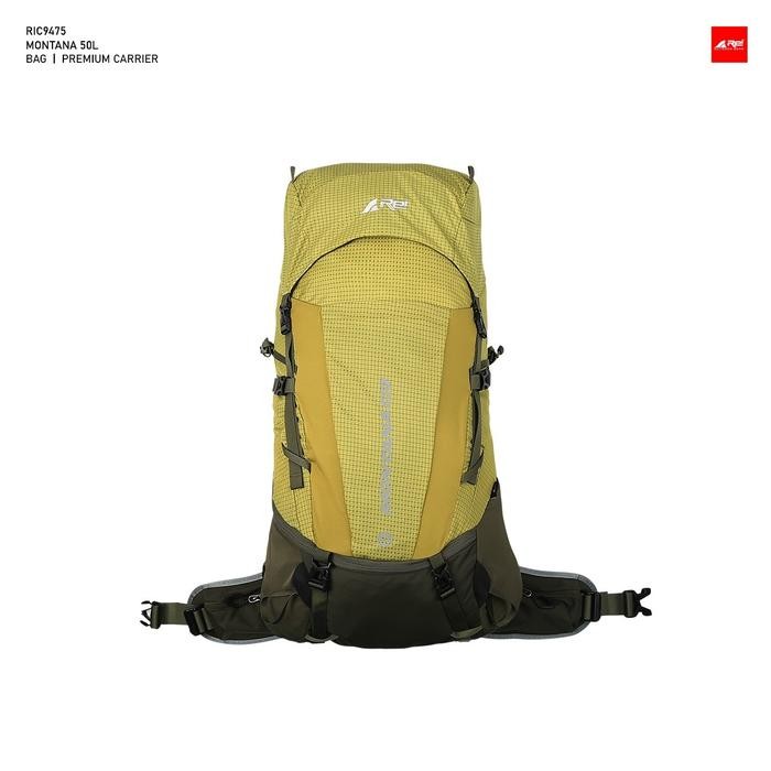 ORIGINAL Tas Gunung / Carrier Premium Montana 50 Liter Arei Outdoorgear - Yellow