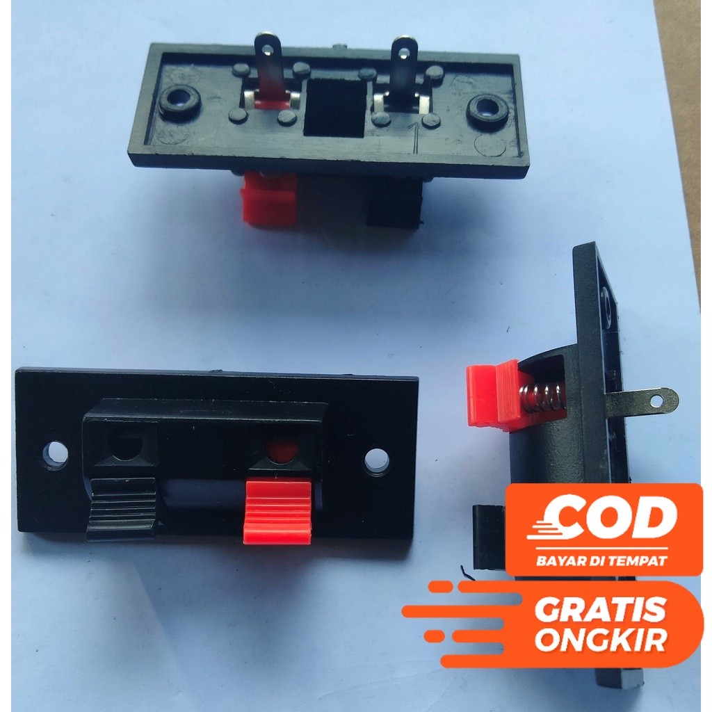 (5 PCS) TERMINAL SPEAKER AKTIF KECIL 2P 2 PIN 2 KAKI