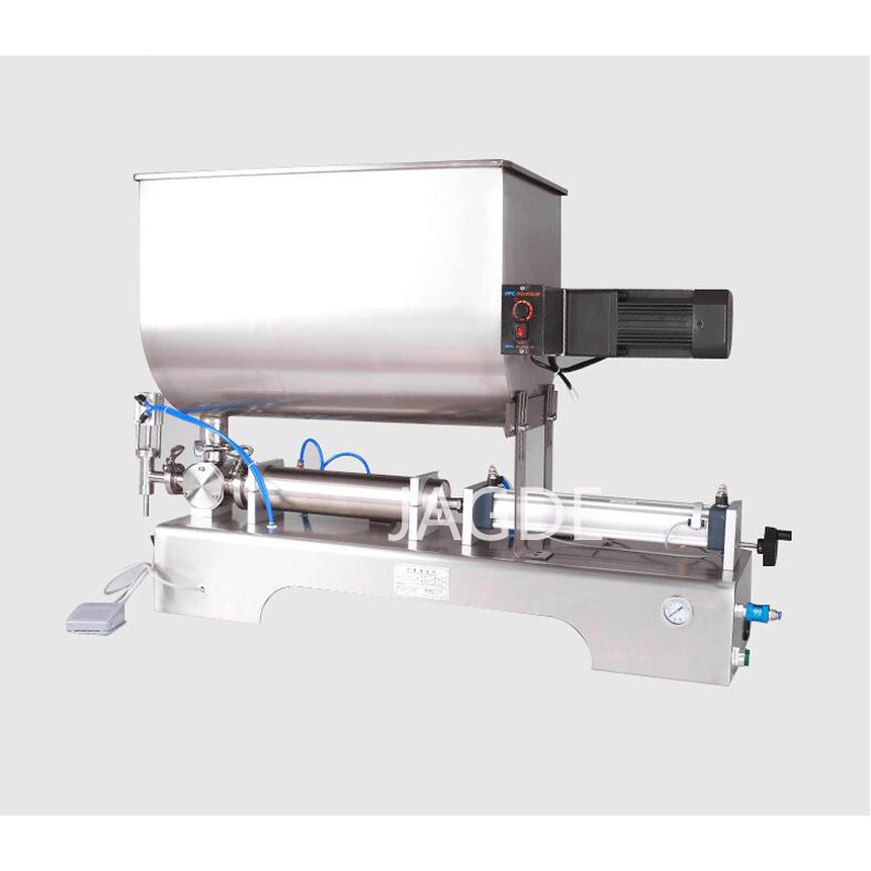Chili sauce filling machine, sauce quantitative filling machine, pneumatic slurry mixing filling mac