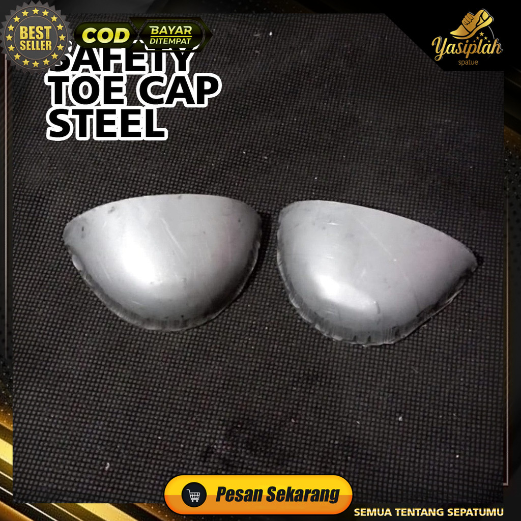 Sepasang Ujung Besi sepatu Safety boots toe cap