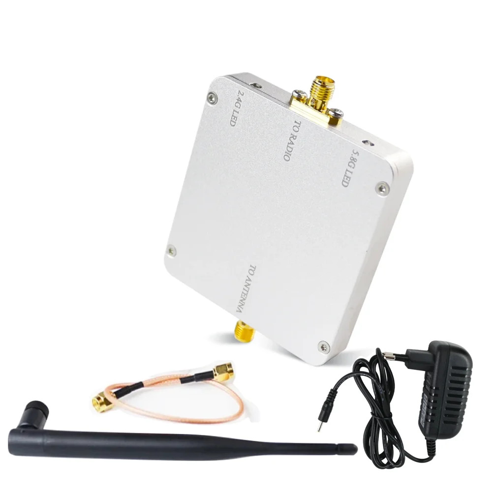 4W WiFi Signal Booster 5.8GHz 2.4GHz WiFi Repeater Wireless Router WiFi Signal Booster Long Range Ex