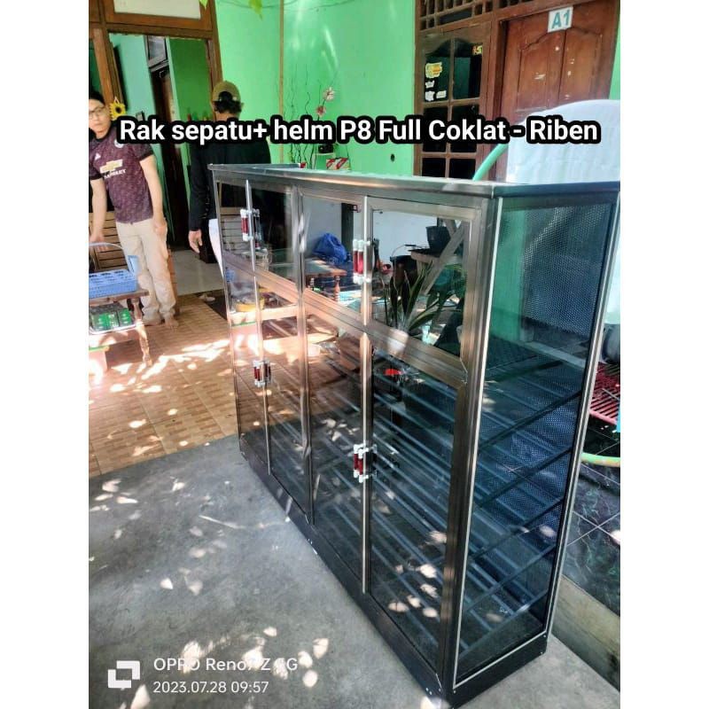 Rak sepatu sap 10 + helm 4 + roda (Hanya kota Semarang dan sekitarnya)