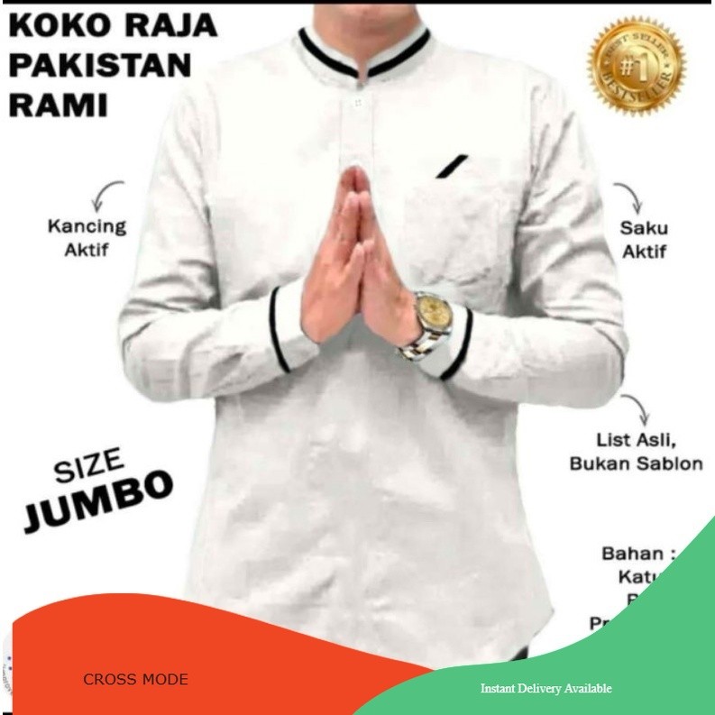 PROMO BAJU KOKO BAJU KOKO RAJA PAKISTAN RAMI REMAJA MASA KINI MUSLIM BISA COD