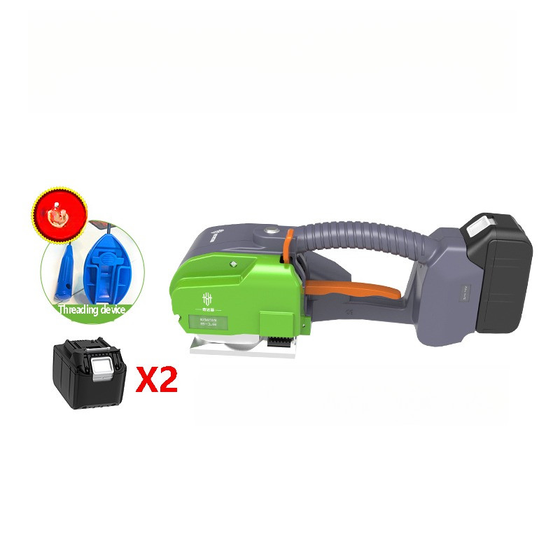 Semi automatic electric packaging machine  handheld one key strapping hot melt PET plastic steel str