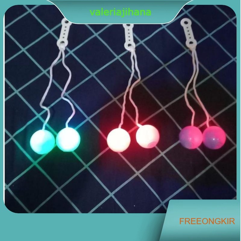 Mainan Lato Lato Lampu LED Nyala Siang Malam