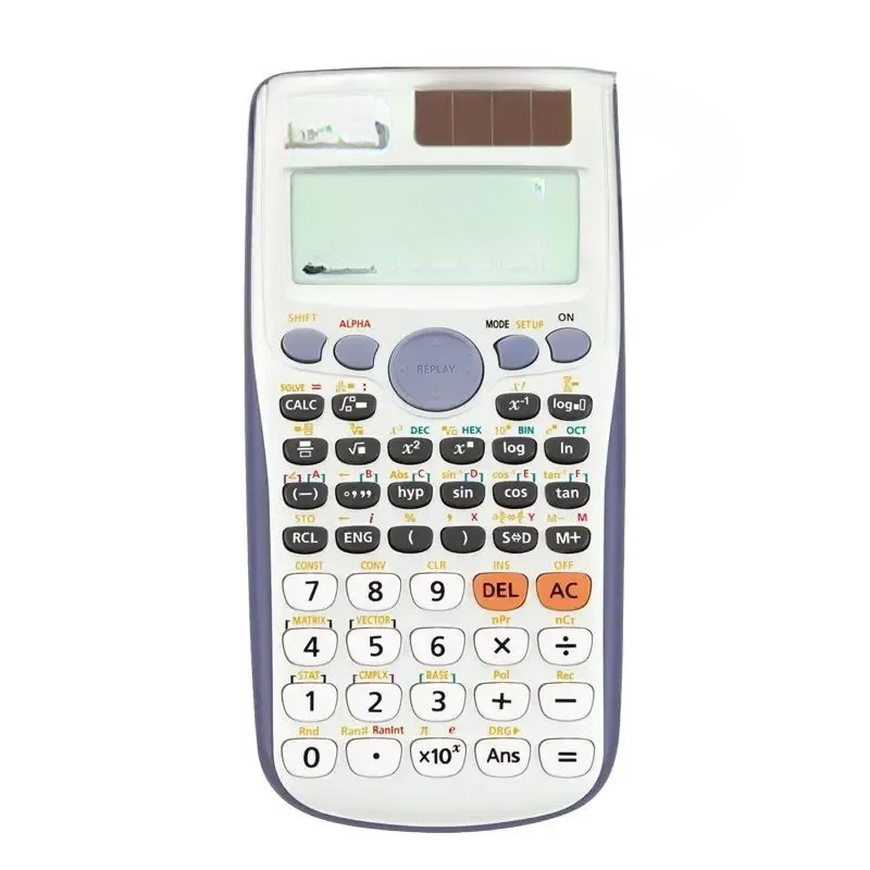 

Calculator for 991ES-PLUS Original Scientific Calculator 417 Functions For High School University Students Office Coin Battery