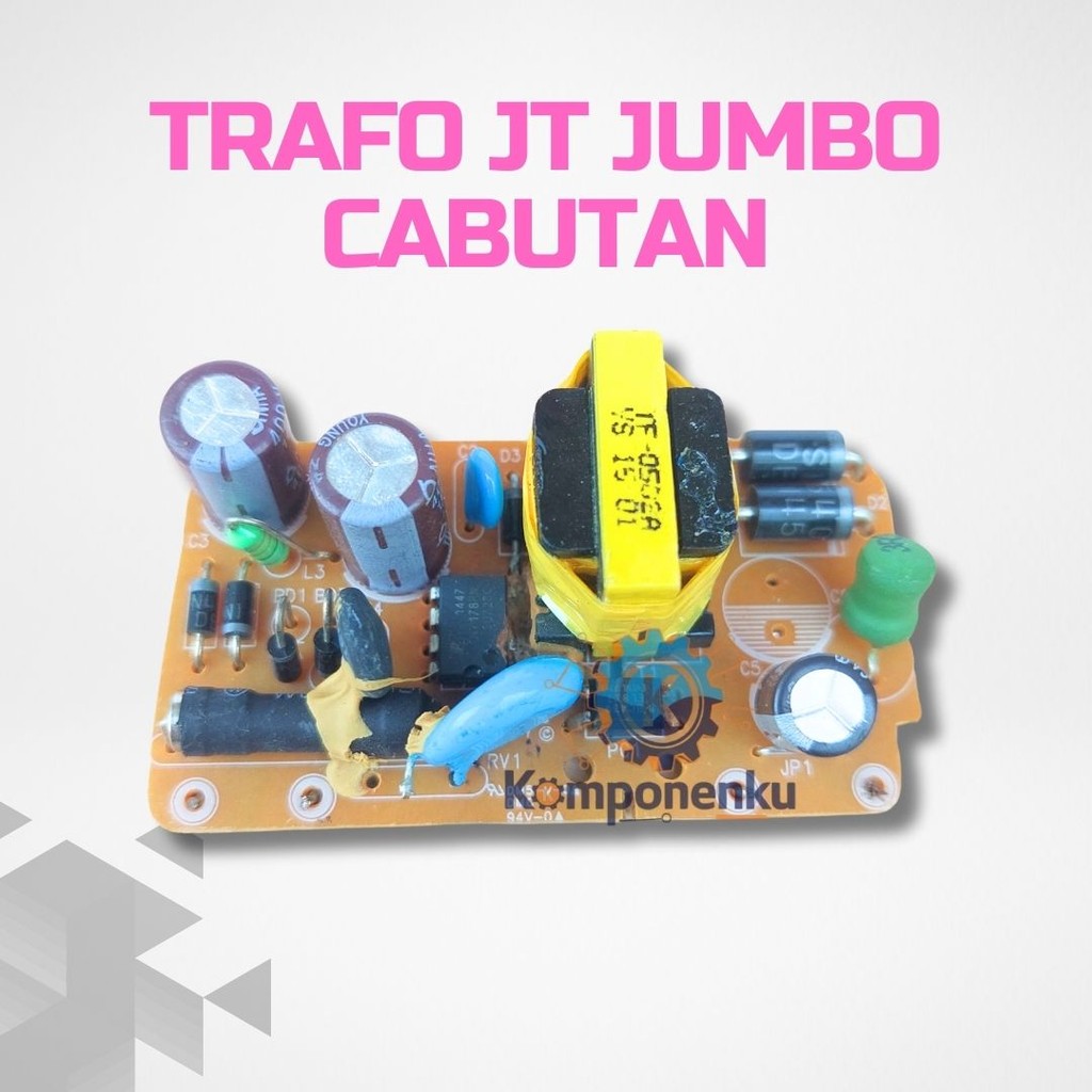 Trafo JT Jumbo Cabutan - Transformer Khusus Rangkaian Joule Thief/Inverter