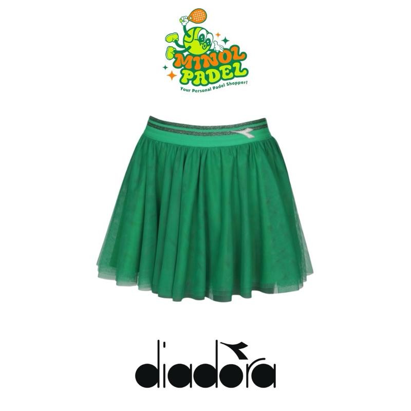 Diadora Tutu Skirt Green Padel Tennis