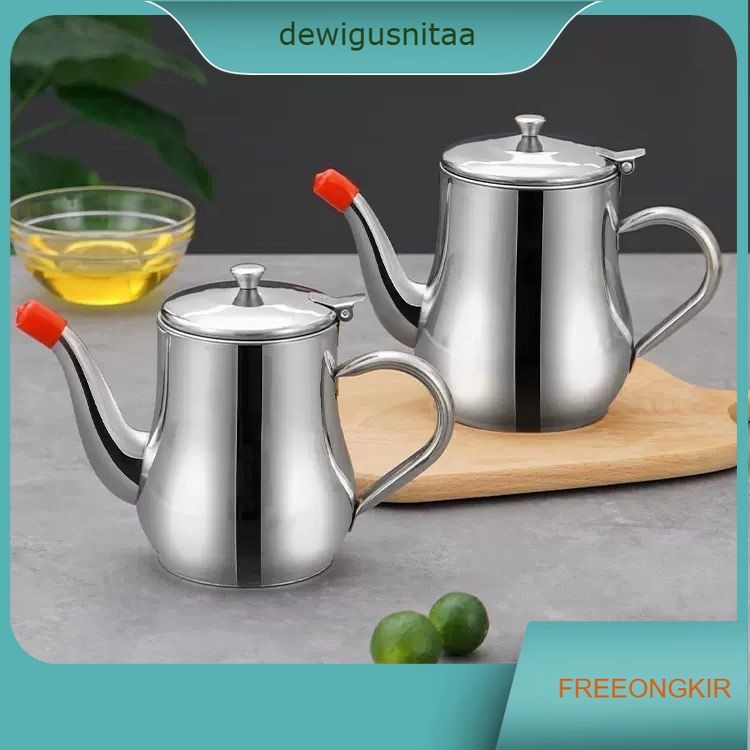 TEKO SARINGAN MINYAK ANGSA / TEKO SERBAGUNA KECIL / TEKO OIL POT MINI SARINGAN 800ML