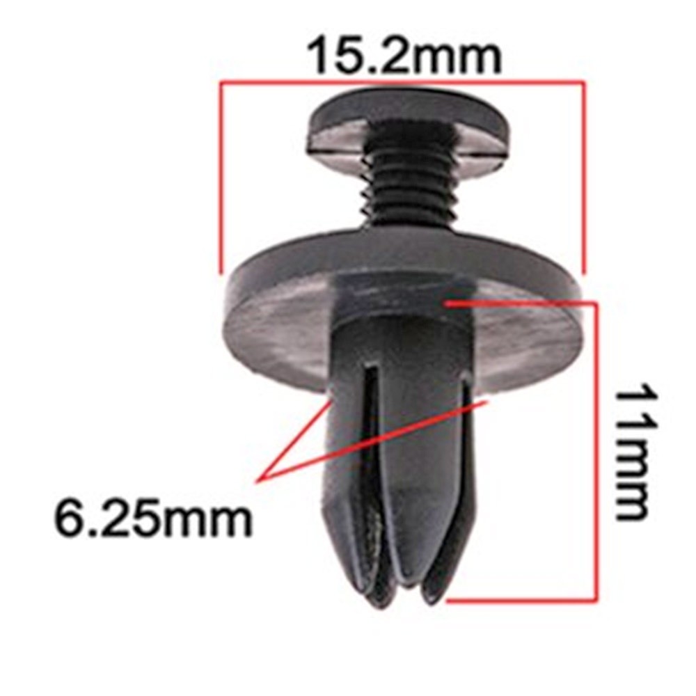 Kancing Klip 20/50/100 Pcs  6mm Universal 90467-06017 TOYOTA Sedan MPV Hatchback Agua Calya Avanza S