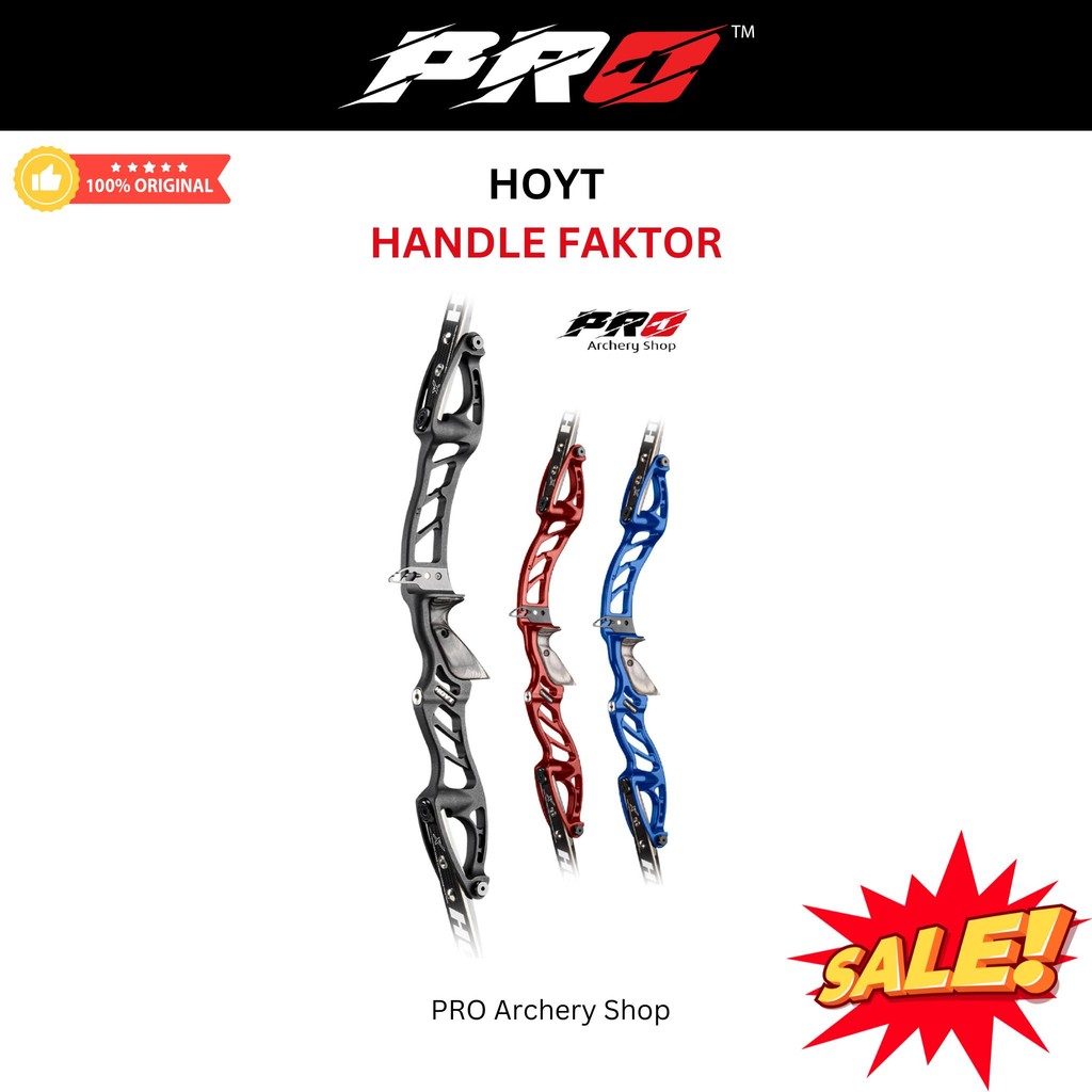 HOYT FAKTOR HANDLE / RISER KIDAL LH PANAHAN BUSUR RECURVE / BAREBOW PRESTASI ALAT PANAHAN ORIGINAL O