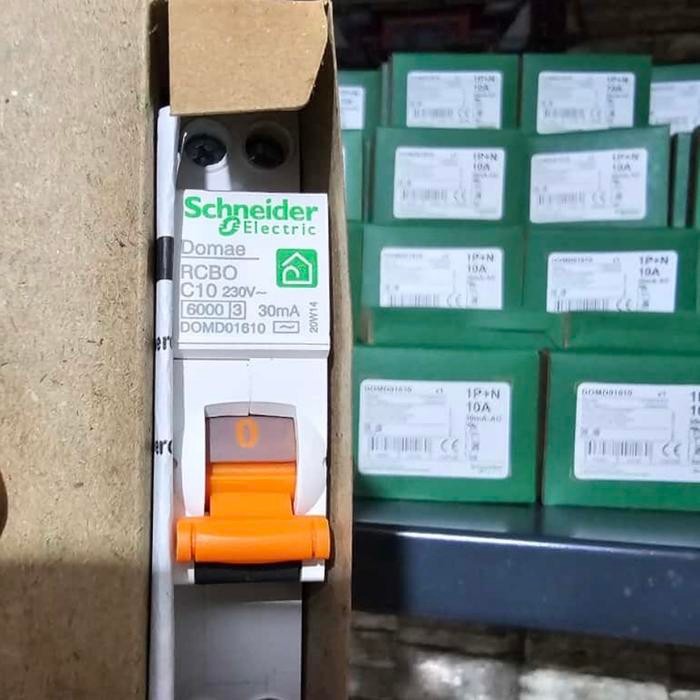 ELCB RCBO Slim Domae Schneider 1P 6A/10A/16A/20A - 6