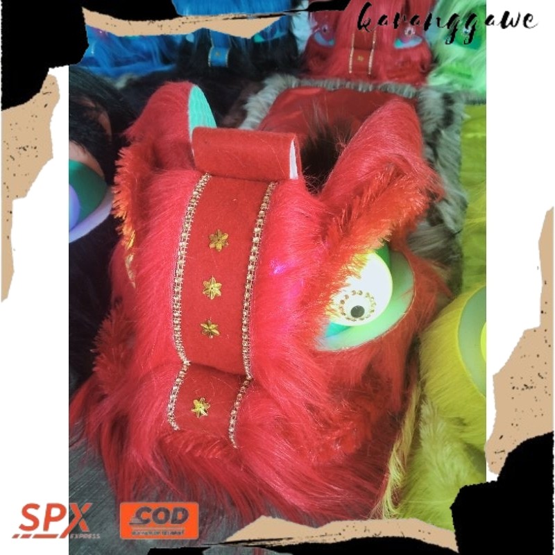 TRENDING NOW Barongsai Anak mata kedip2 Mainan barongsai anak Mata menyala PALING LARIS