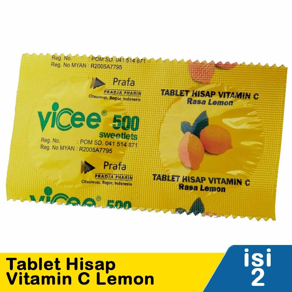 VICEE VITAMIN C 2'S LEMON