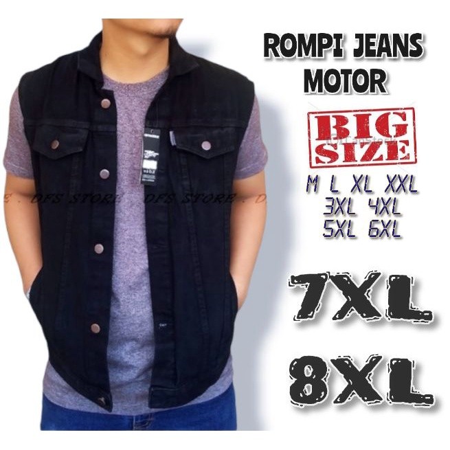 RIRUSHOP ROMPI JEANS PRIA JUMBO/ROMPI PRIA BIG SIZE/ROMPI MOTOR