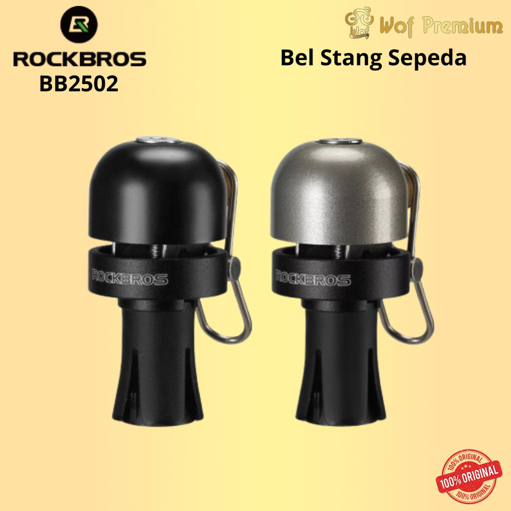 Promo Rockbros Bb2502 71710005 Bel Ujung Stang End Bar Sepeda Gunung Balap Tahan Air Keras Suara