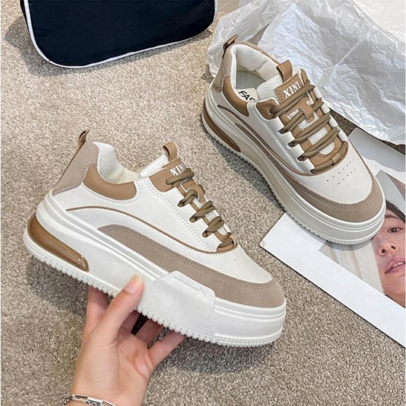 Sepatu Sneakers Wanita Kasual Terbaru DN-02 / Sneakers Wanita Korea / Sneakers Putih Wanita / Sepatu