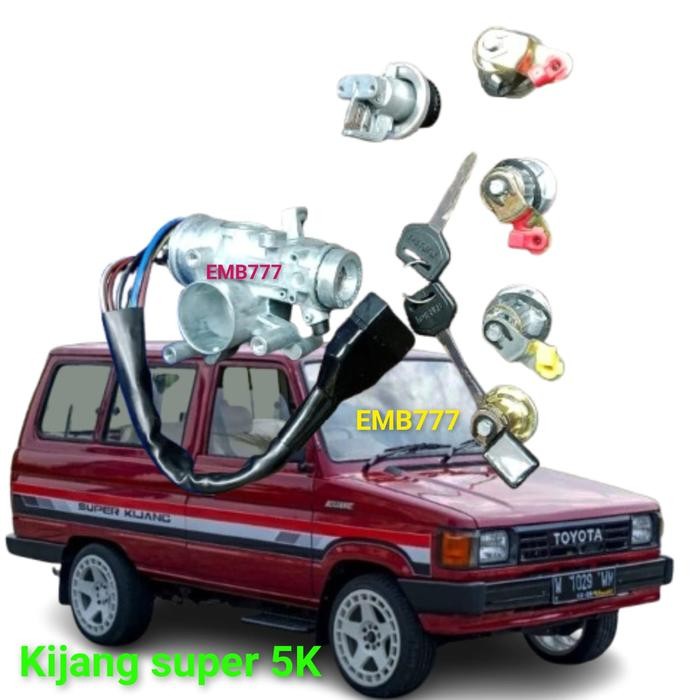 KUNCI KONTAK ASSY SET KUNCI PINTU LACI TANGKI KIJANG SUPER 5K GRAND EXTRA ROVER JANTAN KF52 KF40 KF5