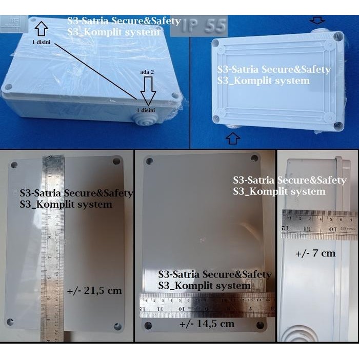 Box 2 Lubang kotak wifi Wireless Router TPlink Tenda Dlink mikrotik