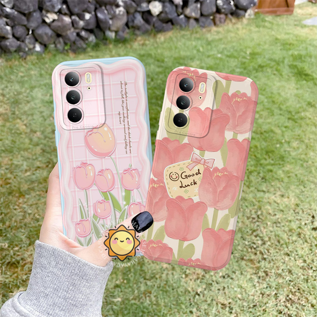 [CC10] Case Realme C75 C75x C71 C65 4g 2024 - Motif Bunga Tulip - Softcase Procamera