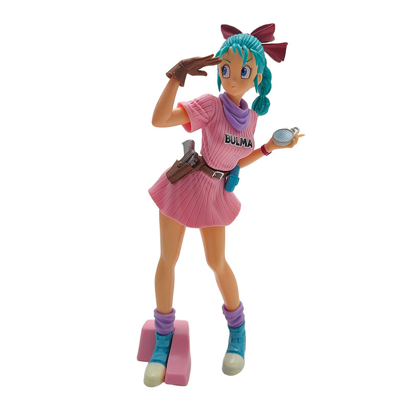 Animation Dragon Ball Debut Bulma Sexy Girl Anime Figure Collection Model Cute Doll Toys Desktop Com