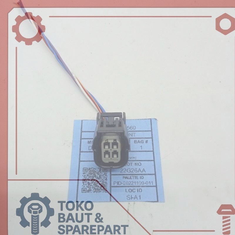 SOKET KABEL DINAMO AMPER PENGISIAN AKI ALTERNATOR HONDA JAZZ FREED BRIO MOBILIO ORI