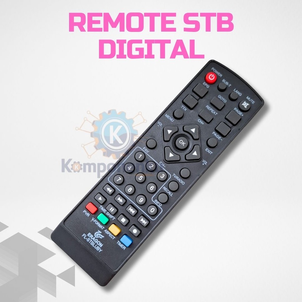 Remote STB Digital - Kompatibel Lubby, Matrix, Advance, Hinomaru, Gotama