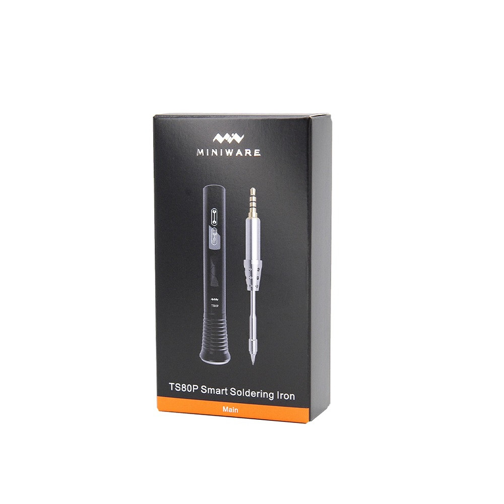 TS80P Smart Soldering Iron (TS80 Upgrade Version) OLED Screen CNC Aluminum Alloy Body With TS-B02 Au