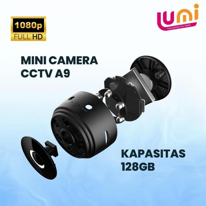 Kamera Mini CCTV A9 Camera Wireless Terbaru Wifi - CCTV A9