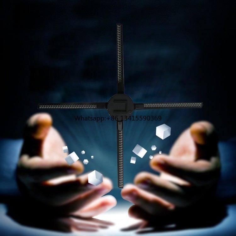 3D Hologram Led Fan With Wifi Wall Price 3D Projector Hologram Project Holographic Display Led Fan H