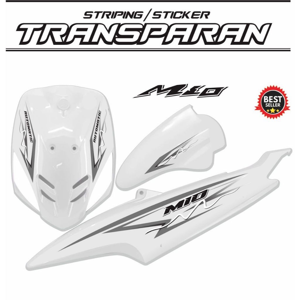 STIKER VARIASI TRANSFARAN VARIASI MOTIF LIS MOTOR MIO SMILE MIO SPORTY VARIASI STIKER MOTOR